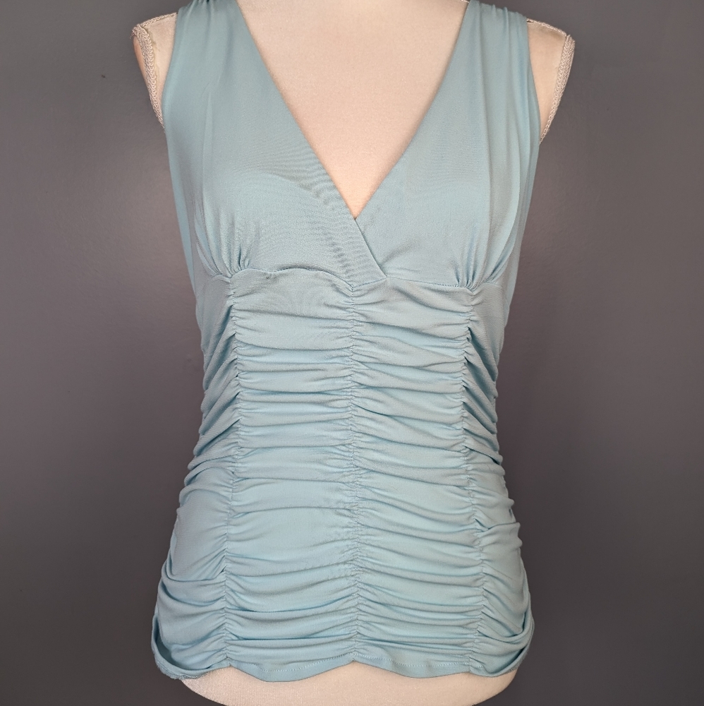 Vintage express minty blue top